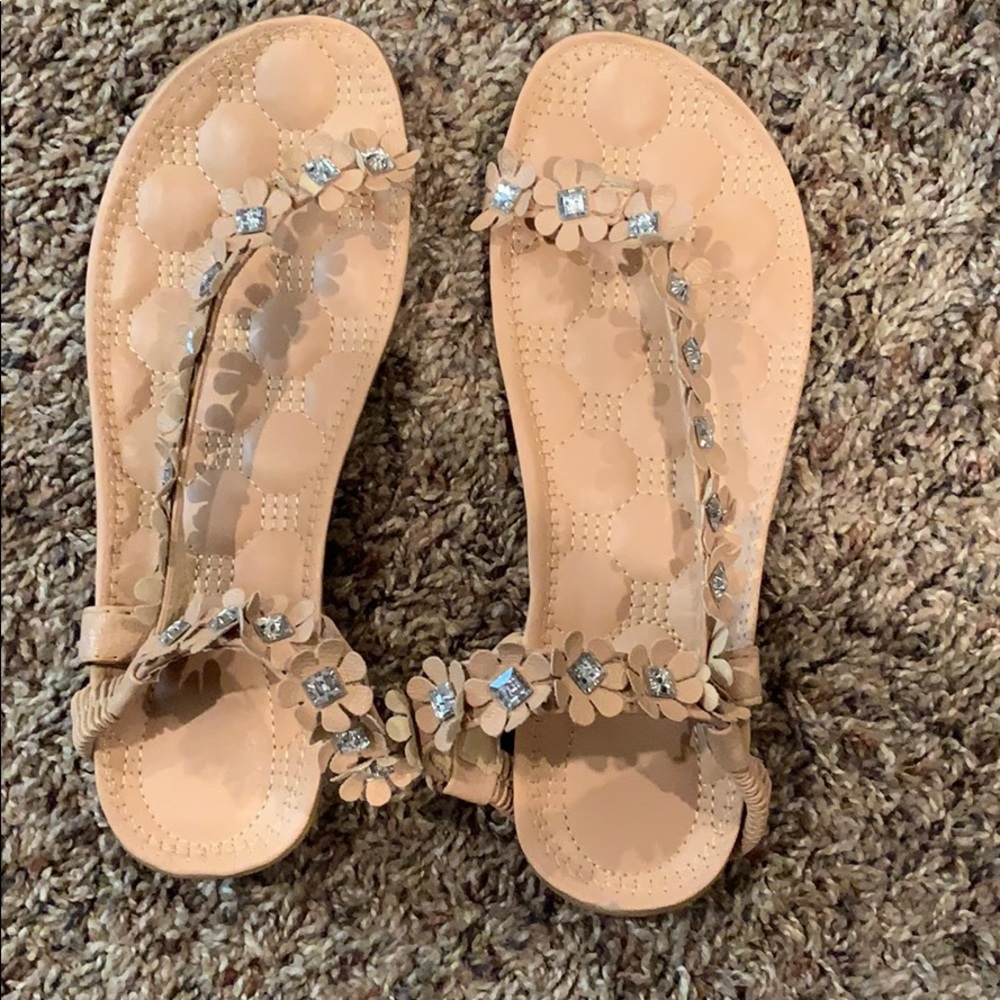 Sandals with ankle strap